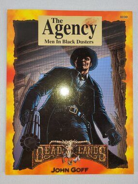 Dead Lands Agency Men In Black Dusters Handbook RPG Softcover Game Book Manual